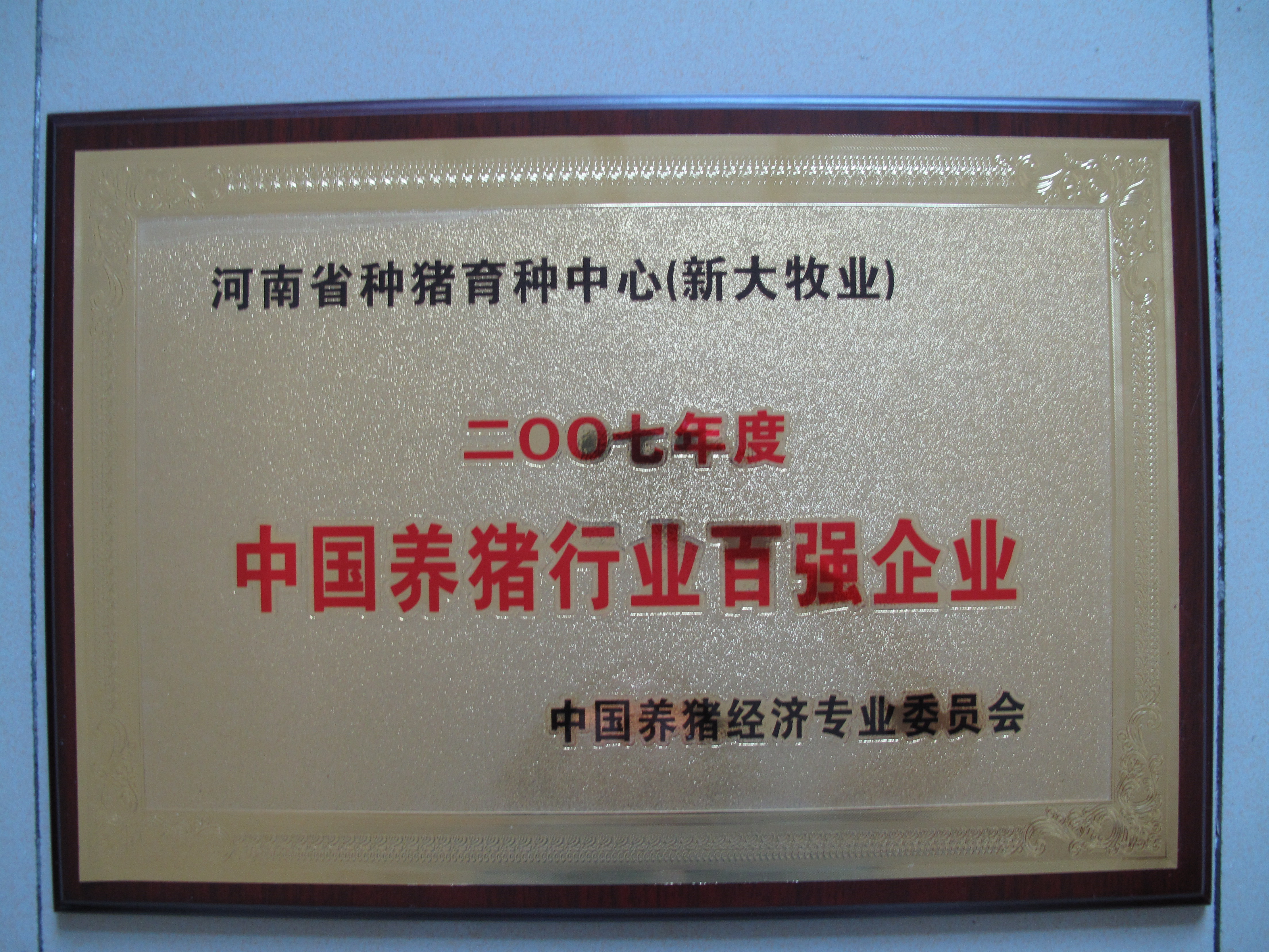 中國(guó)養(yǎng)豬行業(yè)百?gòu)?qiáng)企業(yè)